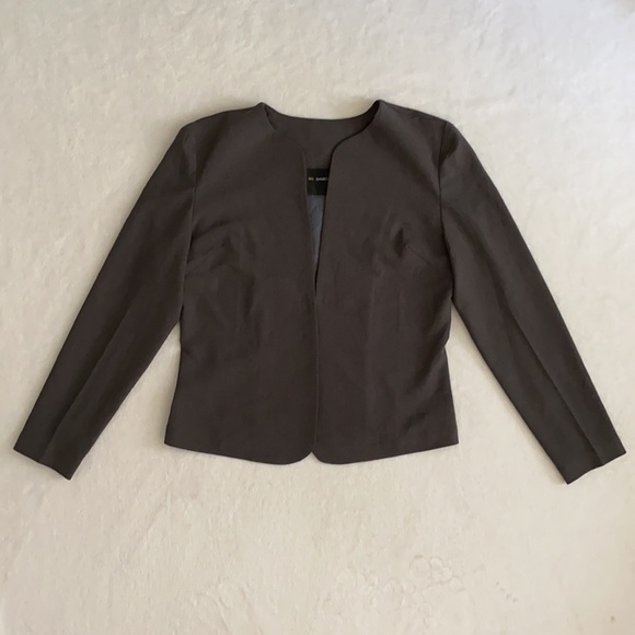MG Gamboa | Clasp Closure Lined Layering Jacket Philippines Dark Gray (S) - Picture 1 of 15